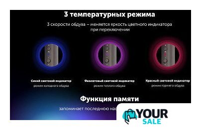 Фен Polaris PHD 3004 (графитовый) - Изображение №18 — Интернет-магазин Your Sale