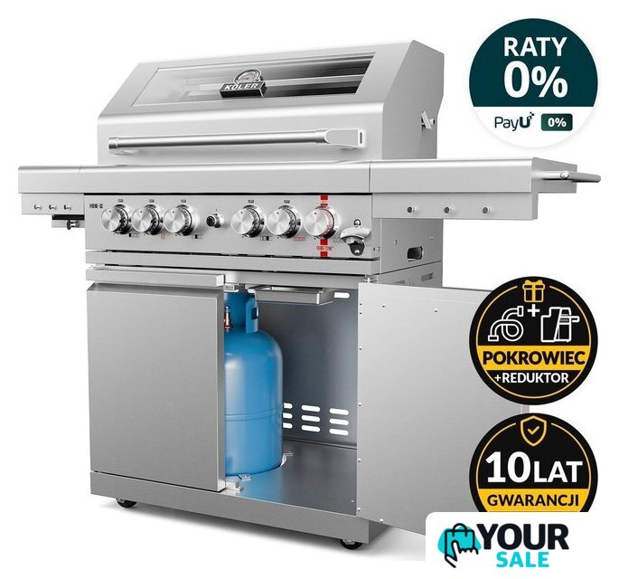 Газовый гриль для дачи Koler Krone S2 Silver KK-S2/S - Изображение №2 — Интернет-магазин Your Sale