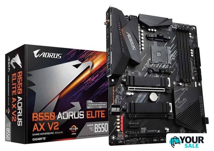 Материнская плата Gigabyte B550 Aorus Elite AX V2 (rev. 1.0) - Изображение №6 — Интернет-магазин Your Sale