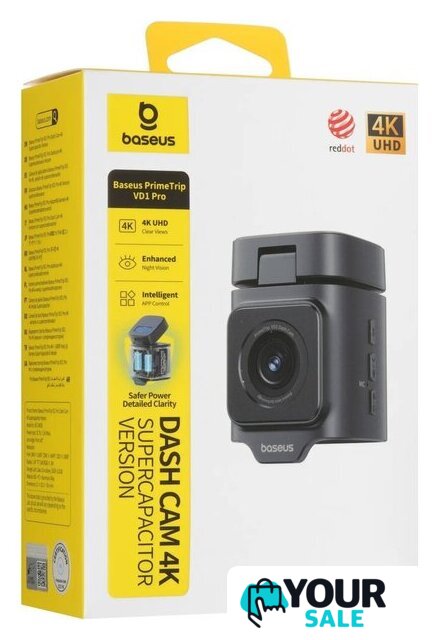 Видеорегистратор Baseus Dash Cam 4K BS-CM035 Cosmic Black C0119804 - Изображение №8 — Интернет-магазин Your Sale