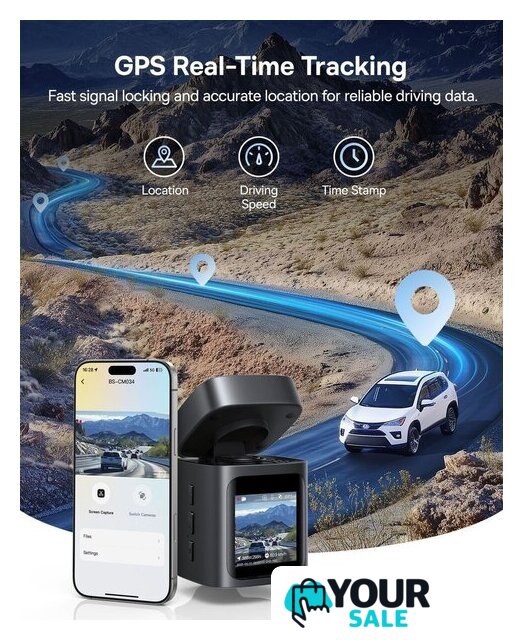 Видеорегистратор Baseus Dash Cam 4K BS-CM035 Cosmic Black C0119804 - Изображение №10 — Интернет-магазин Your Sale