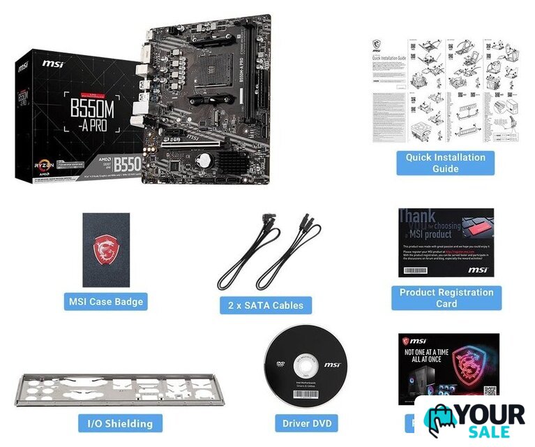 Материнская плата MSI B550M-A Pro - Изображение №6 — Интернет-магазин Your Sale