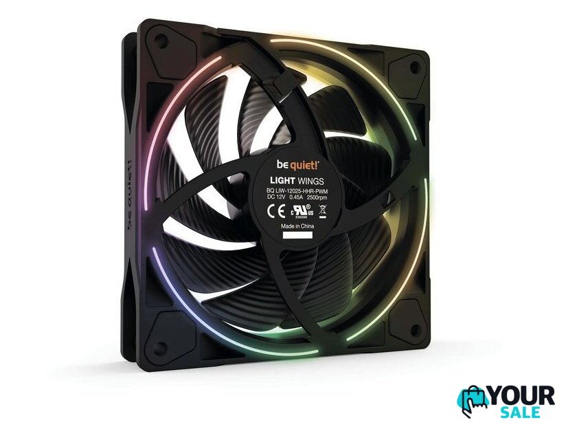 Комплект вентиляторов для корпуса с контроллером be quiet! Light Wings 120mm PWM High-Speed Triple-Pack BL077 - Изображение №4 — Интернет-магазин Your Sale