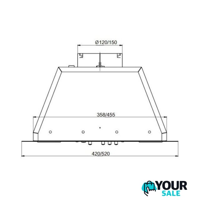 Кухонная вытяжка Elikor Box 52П-700 213857 (белый) - Изображение №2 — Интернет-магазин Your Sale