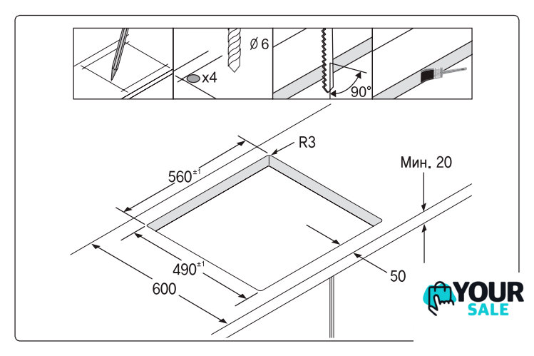 Варочная панель Samsung NZ64T3516CK - Изображение №2 — Интернет-магазин Your Sale