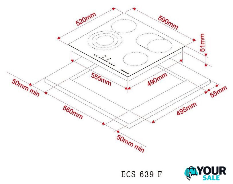 Варочная панель KUPPERSBERG ECS 639 F - Изображение №7 — Интернет-магазин Your Sale