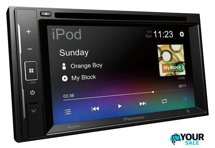 СD/DVD-магнитола Pioneer AVH-A240BT - Изображение №3 — Интернет-магазин Your Sale