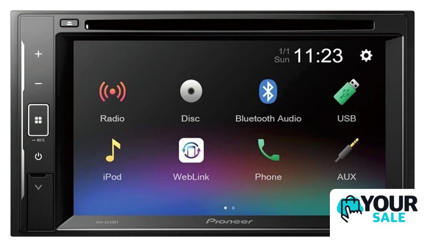СD/DVD-магнитола Pioneer AVH-A240BT - Изображение №1 — Интернет-магазин Your Sale