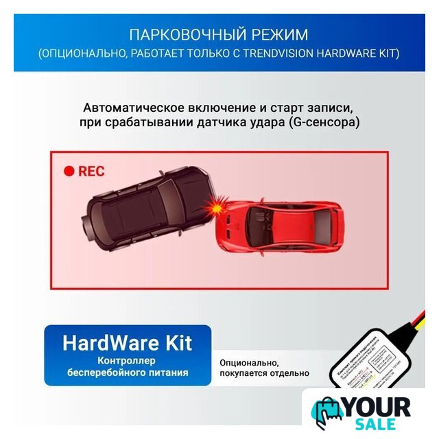 Видеорегистратор-радар детектор-GPS информатор (3в1) TrendVision Hybrid Signature Real 4K - Изображение №11 — Интернет-магазин Your Sale