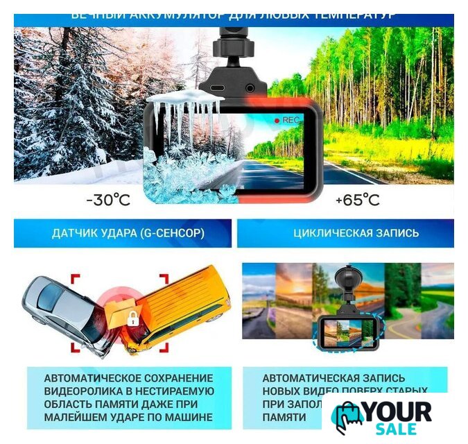 Видеорегистратор-радар детектор-GPS информатор (3в1) TrendVision Hybrid Signature Real 4K - Изображение №12 — Интернет-магазин Your Sale