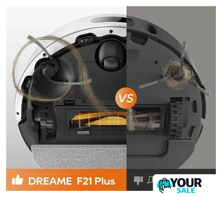 Робот-пылесос Dreame F21 Plus RLF42GD (евровилка, белый) - Изображение №7 — Интернет-магазин Your Sale