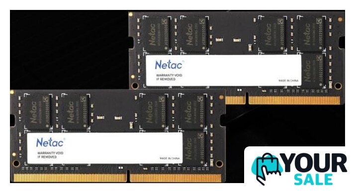 Оперативная память Netac Basic 8ГБ DDR4 SODIMM 3200 МГц NTBSD4N32SP-08 - Изображение №2 — Интернет-магазин Your Sale