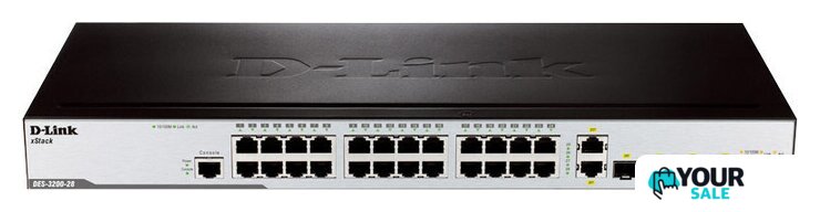 Управляемый коммутатор 2-го уровня D-Link DES-3200-28/C1A - Изображение №1 — Интернет-магазин Your Sale