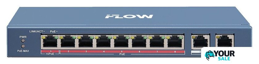 Неуправляемый коммутатор iFlow F-SW-EU410HPOE-V - Изображение №1 — Интернет-магазин Your Sale