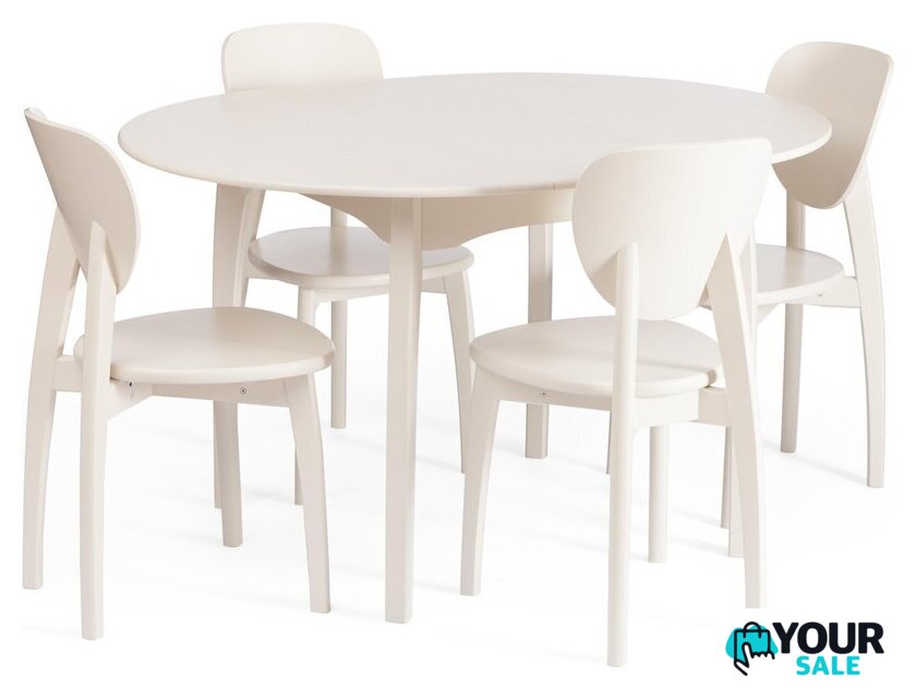 Стул TetChair Diamante жесткое сиденье (бук/ivory white) - Изображение №9 — Интернет-магазин Your Sale