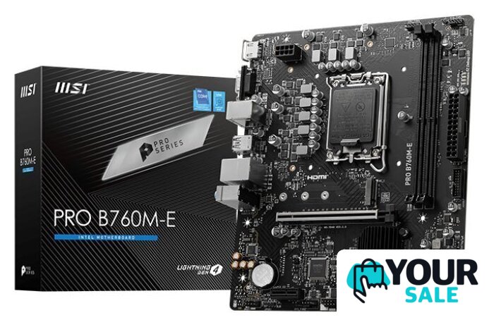 Материнская плата MSI Pro B760M-E - Изображение №2 — Интернет-магазин Your Sale