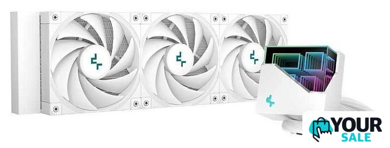 Система жидкостного охлаждения для процессора DeepCool LT720 WH R-LT720-WHAMNF-G-1 - Изображение №1 — Интернет-магазин Your Sale