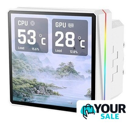 Система жидкостного охлаждения для процессора Thermaltake TH360 V3 Ultra ARGB Sync Snow Edition CL-W476-PL12SW-A - Изображение №2 — Интернет-магазин Your Sale
