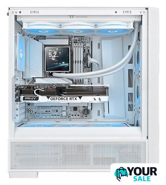 Система жидкостного охлаждения для процессора Thermaltake TH360 V3 Ultra ARGB Sync Snow Edition CL-W476-PL12SW-A - Изображение №6 — Интернет-магазин Your Sale