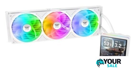Система жидкостного охлаждения для процессора Thermaltake TH360 V3 Ultra ARGB Sync Snow Edition CL-W476-PL12SW-A - Изображение №1 — Интернет-магазин Your Sale