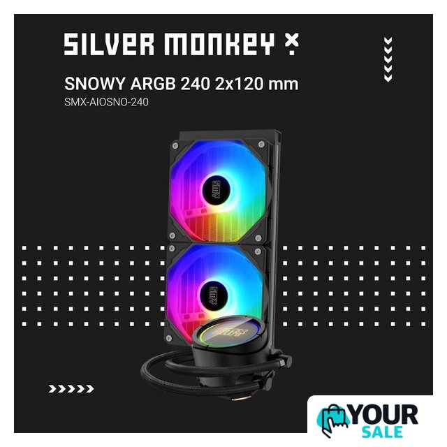 Система жидкостного охлаждения для процессора Silver Monkey SMX-AIOSNO-240 - Изображение №6 — Интернет-магазин Your Sale