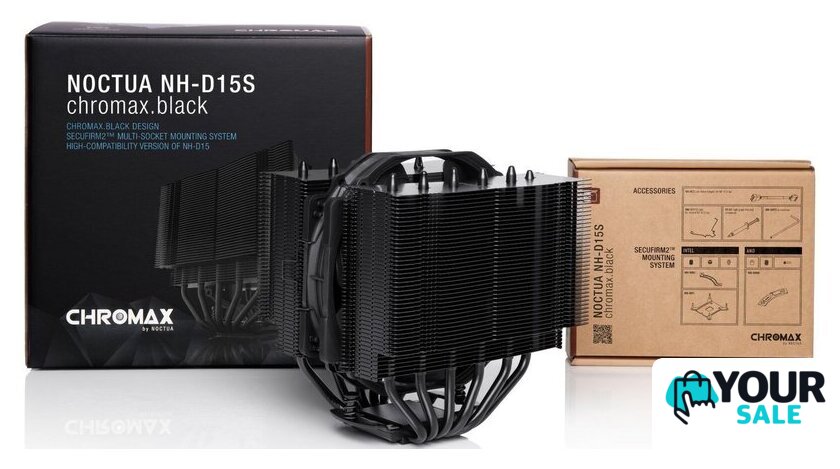 Кулер для процессора Noctua NH-D15S chromax.black - Изображение №4 — Интернет-магазин Your Sale