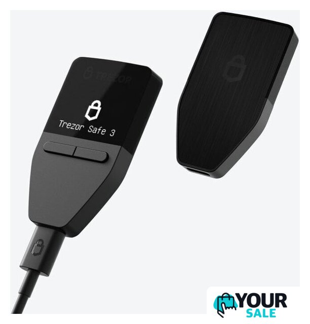Аппаратный криптокошелек Trezor Safe 3 (черный) - Изображение №2 — Интернет-магазин Your Sale