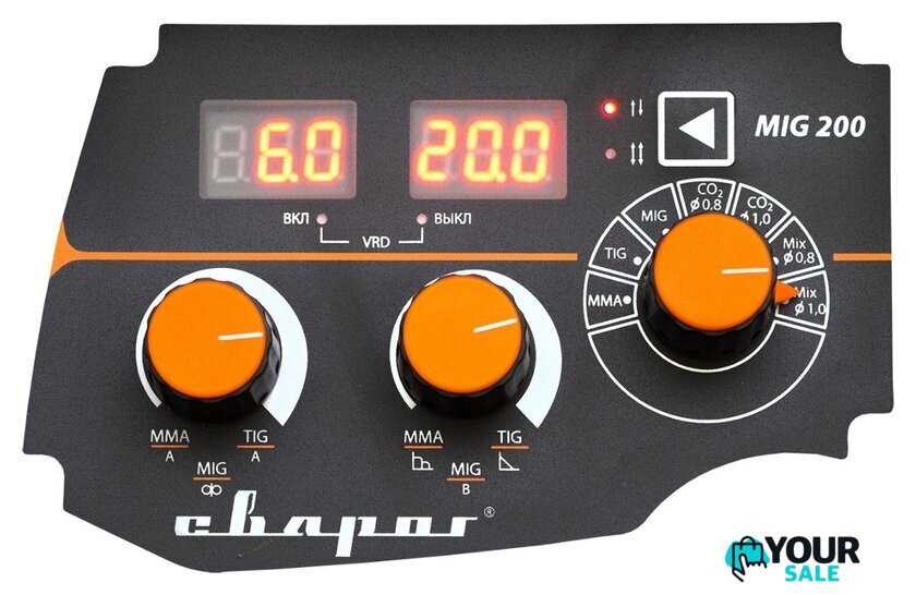 Сварочный инвертор Сварог Pro MIG 200 SYNERGY (N229) - Изображение №3 — Интернет-магазин Your Sale