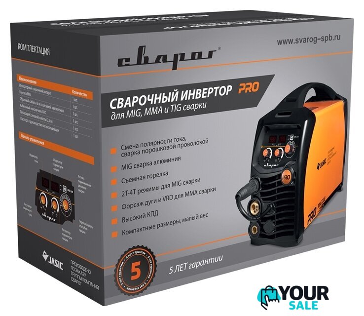 Сварочный инвертор Сварог Pro MIG 200 SYNERGY (N229) - Изображение №7 — Интернет-магазин Your Sale