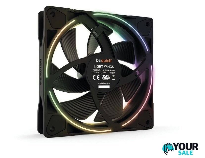 Комплект вентиляторов для корпуса с контроллером be quiet! Light Wings 120mm PWM Triple Pack BL076 - Изображение №4 — Интернет-магазин Your Sale