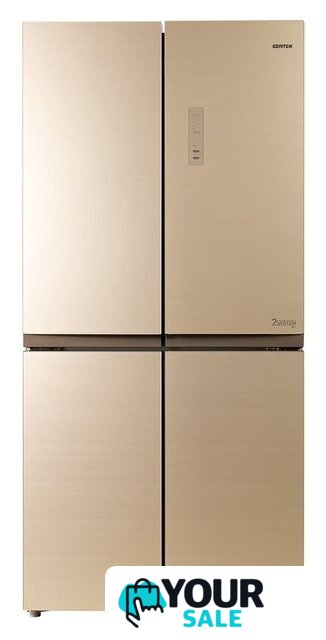 Четырёхдверный холодильник CENTEK CT-1756 NF Beige Glass - Изображение №1 — Интернет-магазин Your Sale