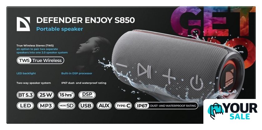 Беспроводная колонка Defender Enjoy S850 - Изображение №12 — Интернет-магазин Your Sale