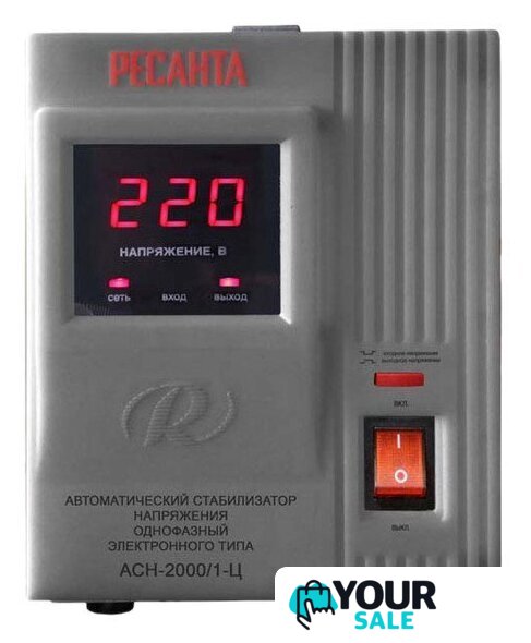 Стабилизатор напряжения Ресанта АСН-2000/1-Ц - Изображение №1 — Интернет-магазин Your Sale