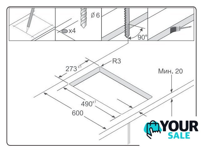 Варочная панель Samsung NZ32R1506BK - Изображение №2 — Интернет-магазин Your Sale