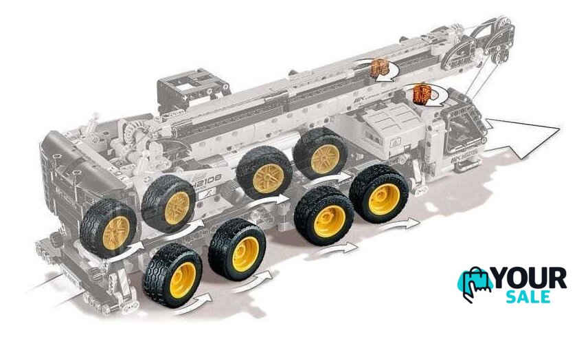Конструктор LEGO Technic 42108 Мобильный кран - Изображение №7 — Интернет-магазин Your Sale