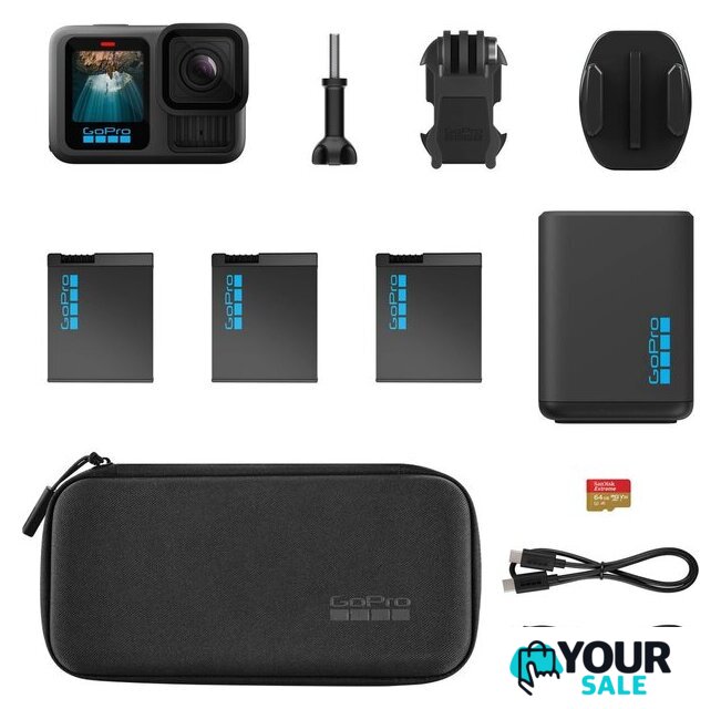 Экшен-камера GoPro HERO13 Black Extended Power Bundle - Изображение №2 — Интернет-магазин Your Sale