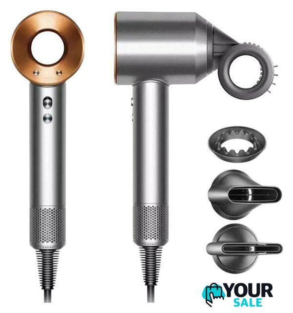 Фен Dyson HD15 Supersonic (евровилка, никель/медный) - Изображение №1 — Интернет-магазин Your Sale