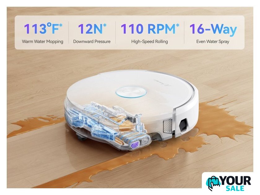 Робот-пылесос Narwal Flow Robot Vacuum & Mop YJCC026 (белый) - Изображение №4 — Интернет-магазин Your Sale