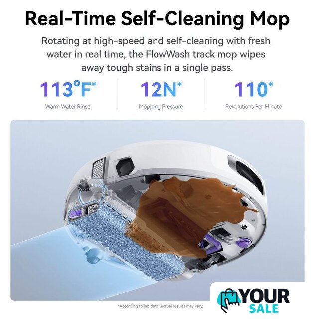 Робот-пылесос Narwal Flow Robot Vacuum & Mop YJCC026 (белый) - Изображение №5 — Интернет-магазин Your Sale