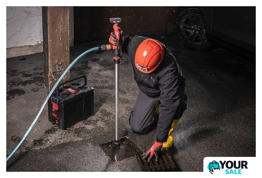 Дренажный насос Milwaukee M12 BSWP-601 4933479640 (с 1-им АКБ) - Изображение №8 — Интернет-магазин Your Sale