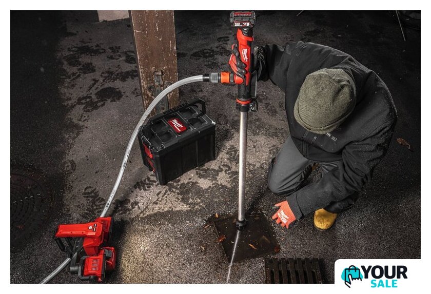 Дренажный насос Milwaukee M12 BSWP-601 4933479640 (с 1-им АКБ) - Изображение №6 — Интернет-магазин Your Sale