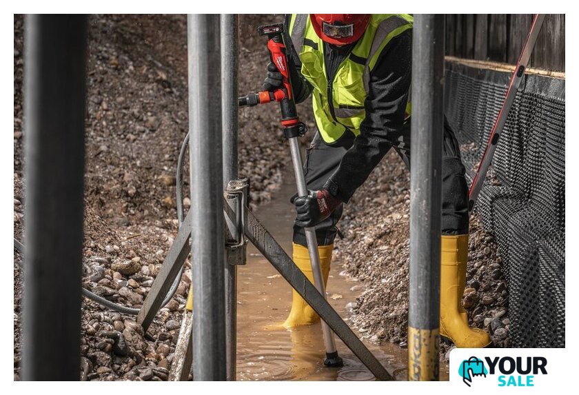 Дренажный насос Milwaukee M12 BSWP-601 4933479640 (с 1-им АКБ) - Изображение №5 — Интернет-магазин Your Sale