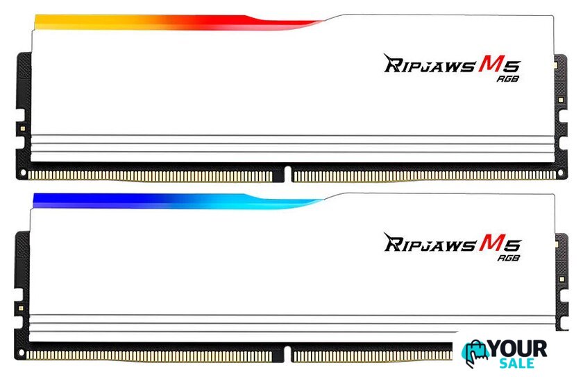Оперативная память G.Skill Ripjaws M5 RGB 2x16ГБ DDR5 6000 МГц F5-6000J3238F16GX2-RM5RW - Изображение №1 — Интернет-магазин Your Sale