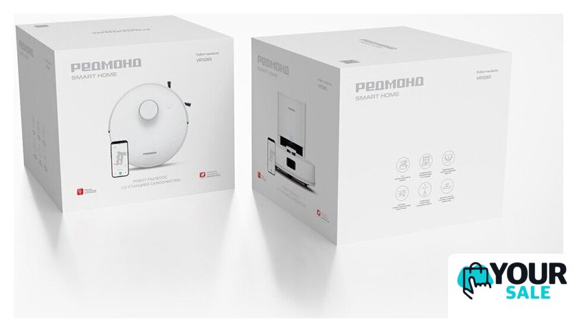 Робот-пылесос Redmond (Редмонд) VR1326S WiFi (белый) - Изображение №5 — Интернет-магазин Your Sale