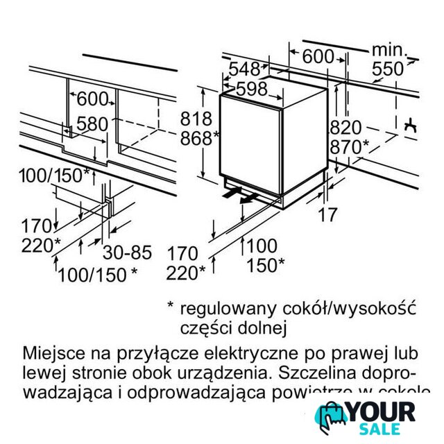 Однокамерный холодильник Siemens iQ500 KU15LADF0 - Изображение №4 — Интернет-магазин Your Sale