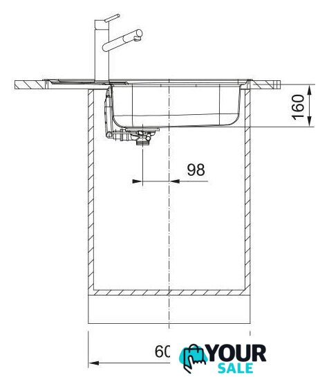 Кухонная мойка Franke Spark SKL 611-78/50 XL 101.0712.229 (нержавеющая сталь) - Изображение №3 — Интернет-магазин Your Sale