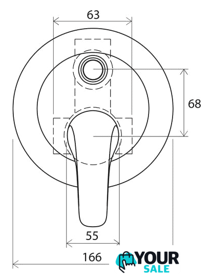 Смеситель без скрытого механизма Ravak Rosa-RS 061.00 [X070014] - Изображение №4 — Интернет-магазин Your Sale