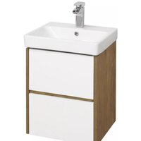 Акватон Тумба с умывальником Сканди 70 1A2518K0SDZ90 (белый/дуб рустик)