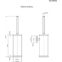 Держатель для ершика Oltens Gulfoss 82100300 - Превью изображения №1 — Интернет-магазин Your Sale