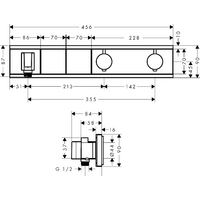 Hansgrohe RainSelect 15355400 (белый/хром) Image #2